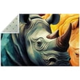 thumbnail image 1 of Rhinoceros Premium Polyester Chair Mat - Durable Floor Protector for Hardwood and Carpet, Right-Angle Design - Heavy Duty Office Chair Mat - Transparent, 48 x 36 inches, 1 of 6