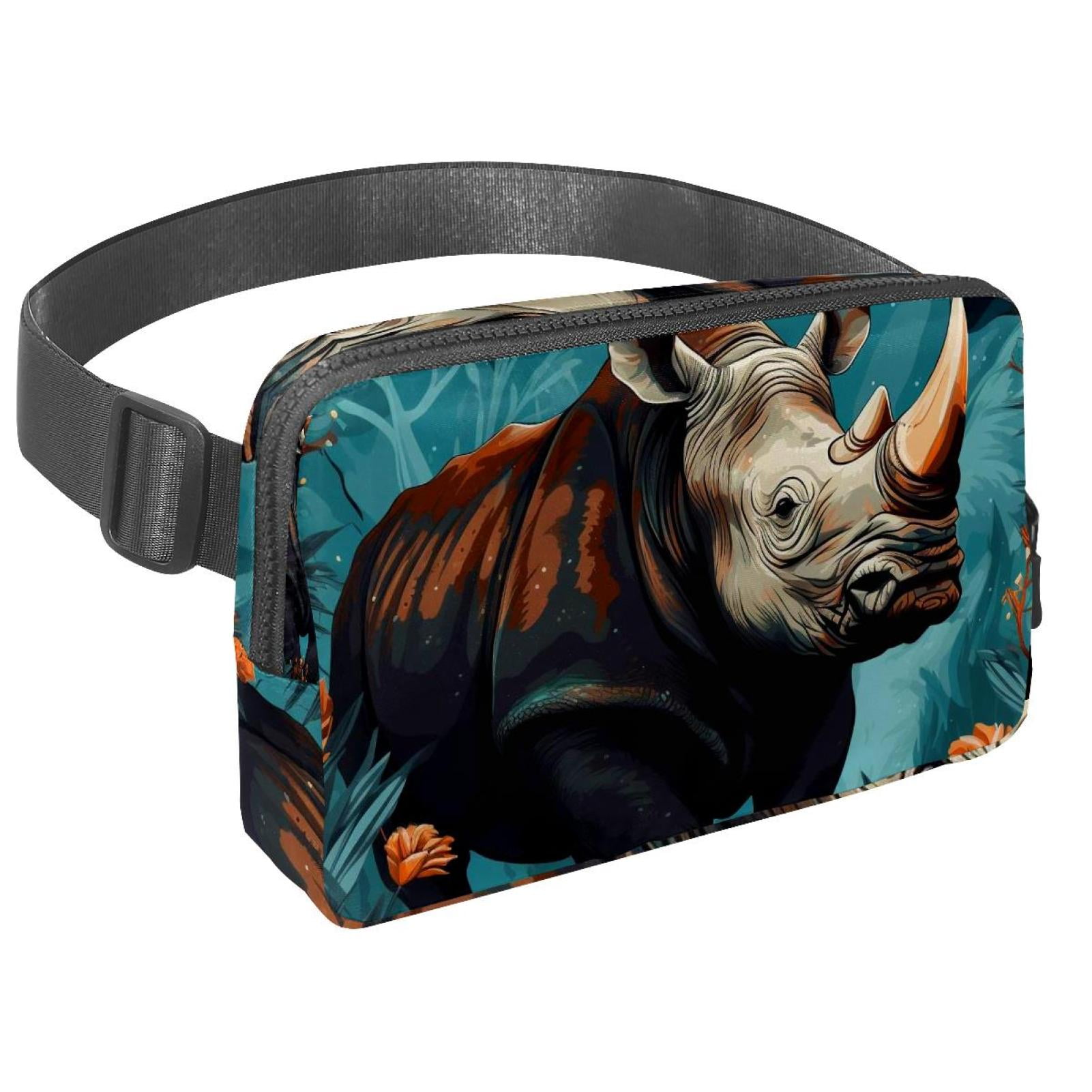 Rhinoceros Running Belt Fanny Packs Waist Packs with Extension Strap Unisex Lightweight Adjustable