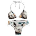 thumbnail image 1 of Rhinoceros Swim Wear Detachable Sponge Adjustable Strap Bikini Set Two-Pack for Multiple Scenes, 1 of 6