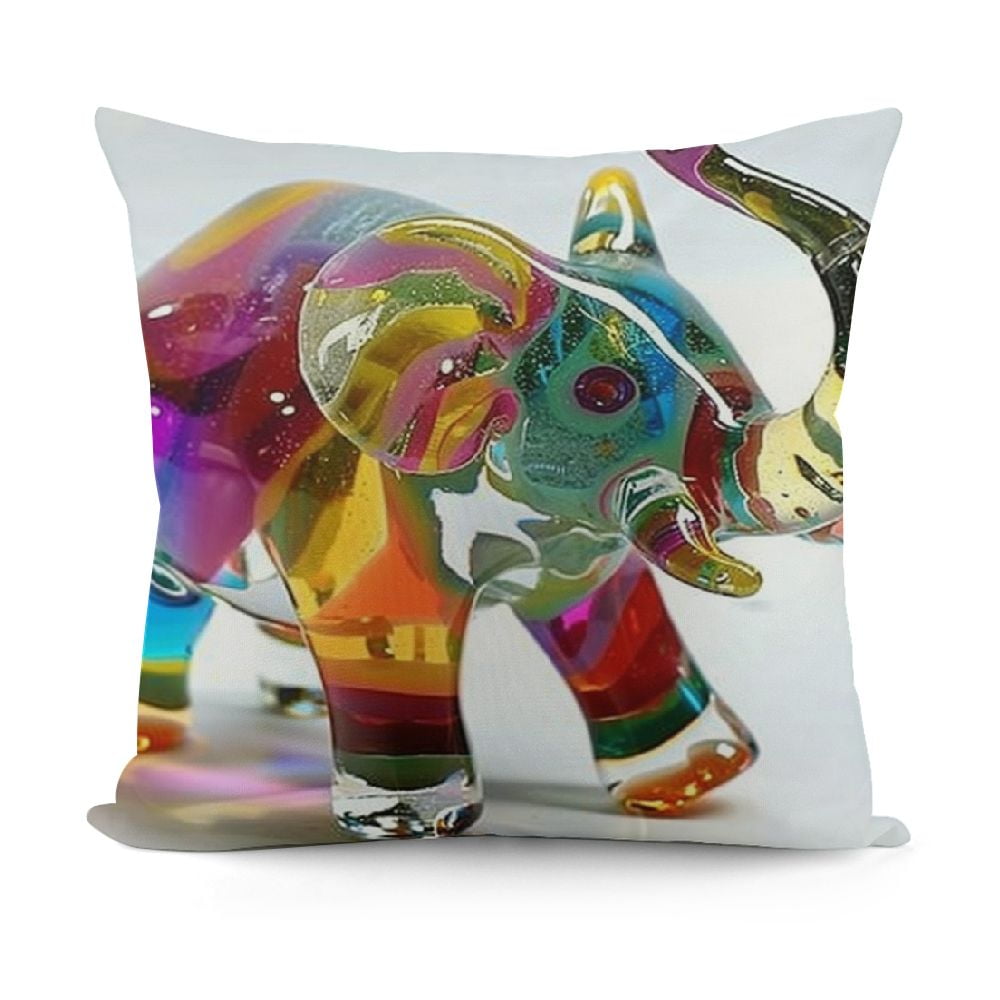 Rhinoceros Tiny Miniature Hand Blown Glass Art Figurines Animals