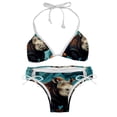 thumbnail image 1 of Rhinoceros Two-Pack Bikini Set with Detachable Sponge and Adjustable Strap, for Beach and Swimming Suit Scenes, 1 of 6