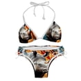 thumbnail image 1 of Rhinoceros Women's Detachable Sponge Adjustable Strap Bikini Set - 2 Pack, Beach Pool Swimwear, 1 of 6