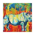 thumbnail image 1 of "Rhinoceros in Rococo" - Canvas, 1 of 25