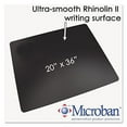 Rhinolin Writing Surface, 36""x20"", Black (AOPLT61)
