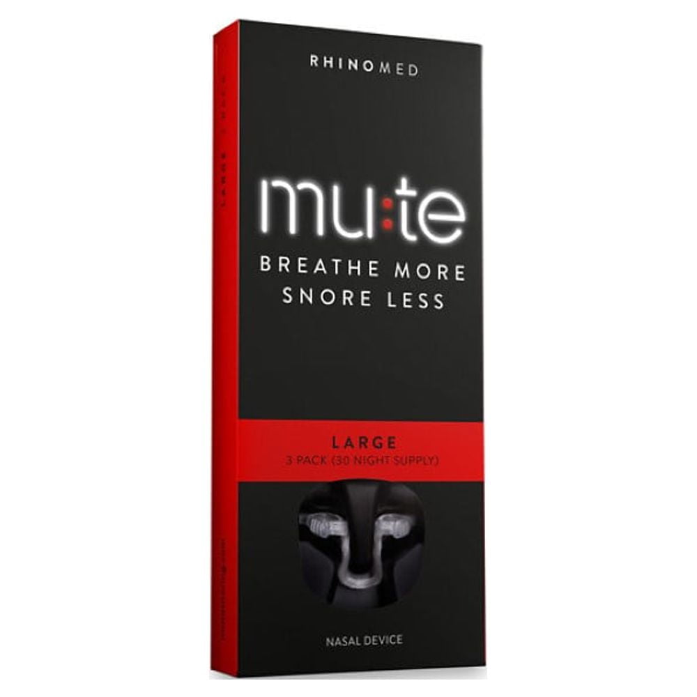 Rhinomed Mute Nasal Device Sleep & Snoring Aid, Breathe More, Snore