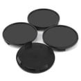 thumbnail image 1 of Rhinotuning 76mm Wheel Center Caps Black for Wheel Rims OD: 76mm/2.99in ID: 72mm/2.83in, 1 of 1