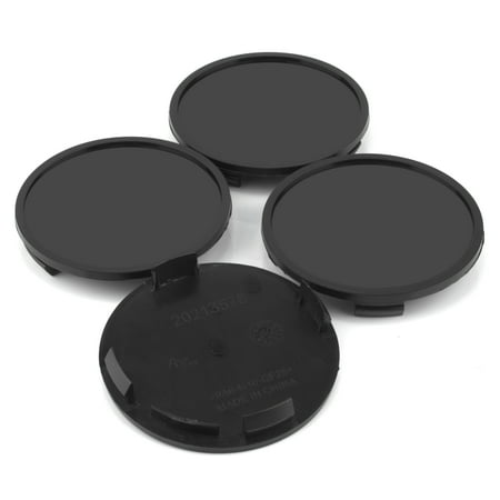 Rhinotuning 76mm Wheel Center Caps Black for Wheel Rims OD: 76mm/2.99in ID: 72mm/2.83in