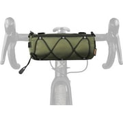 Rhinowalk Bike Handlebar Bag Bicycle Front Bag Roll Bag 2.4L with Shoulder Strap for Mountain Road Bike Cycling Accessories Army Green