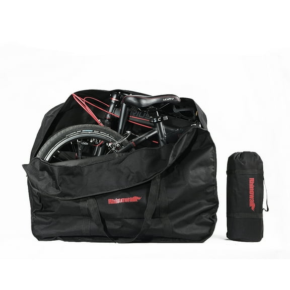 Rhinowalk Bike Storage Bag Bicycle Carrying Bag Transport Case for 20 inch Folding Bike, Black
