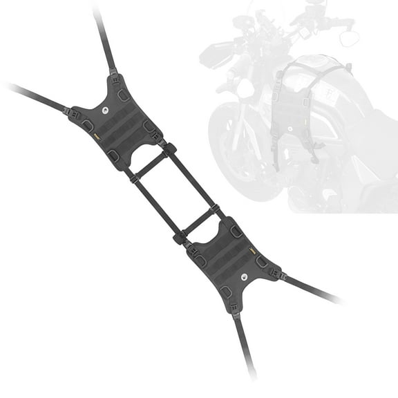 Rhinowalk Motorcycle FuelTank Side Vest, Attachable Bag Mounting Base for Maximum Gear Organization