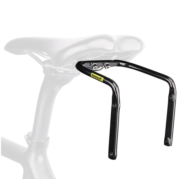 Rhinowalk Mountain Road Bike Saddle Bag Stabilizer Bracket with AntiSway Tail Bag Mount Rear Rack and Bottle Cage Mounting Holes
