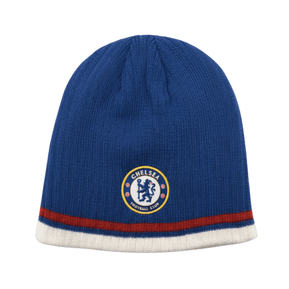 Rhinox Chelsea FC Blue/Red/White Adult Knit Beanie, Acrylic, OSFM