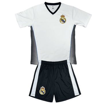 Rhinox Real Madrid FC T-Shirt – Pink, Large Logo, Licensed Fan Poly Tee, New