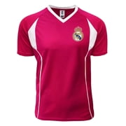 Rhinox Real Madrid Fan Jersey, Pink/White, Polyester, YS-XL, Licensed