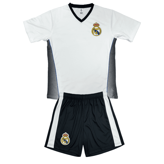 Rhinox Real Madrid Youth Soccer Jersey & Shorts Kit Youth Large