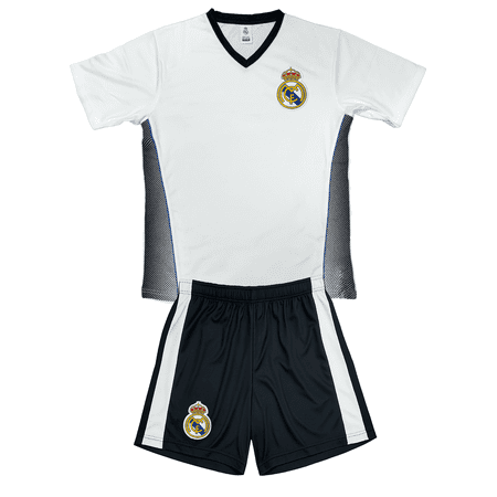 Rhinox Soccer Jersey & Shorts Kit Real Madrid Youth Medium