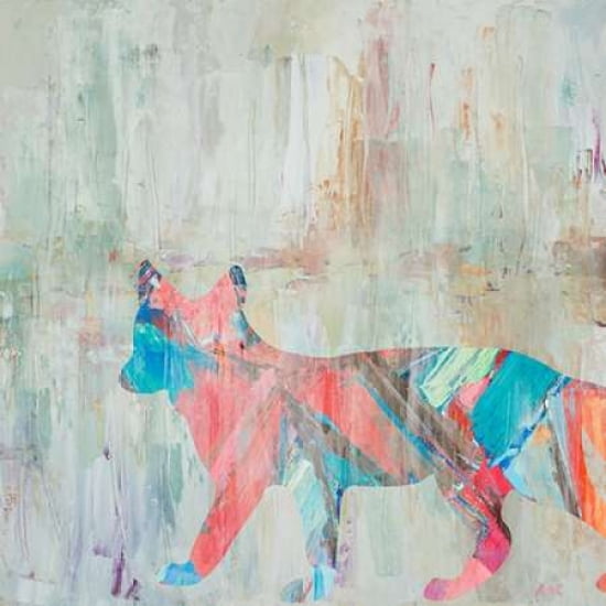Rhizome Fox Canvas Art - Ann Marie Coolick (24X24)