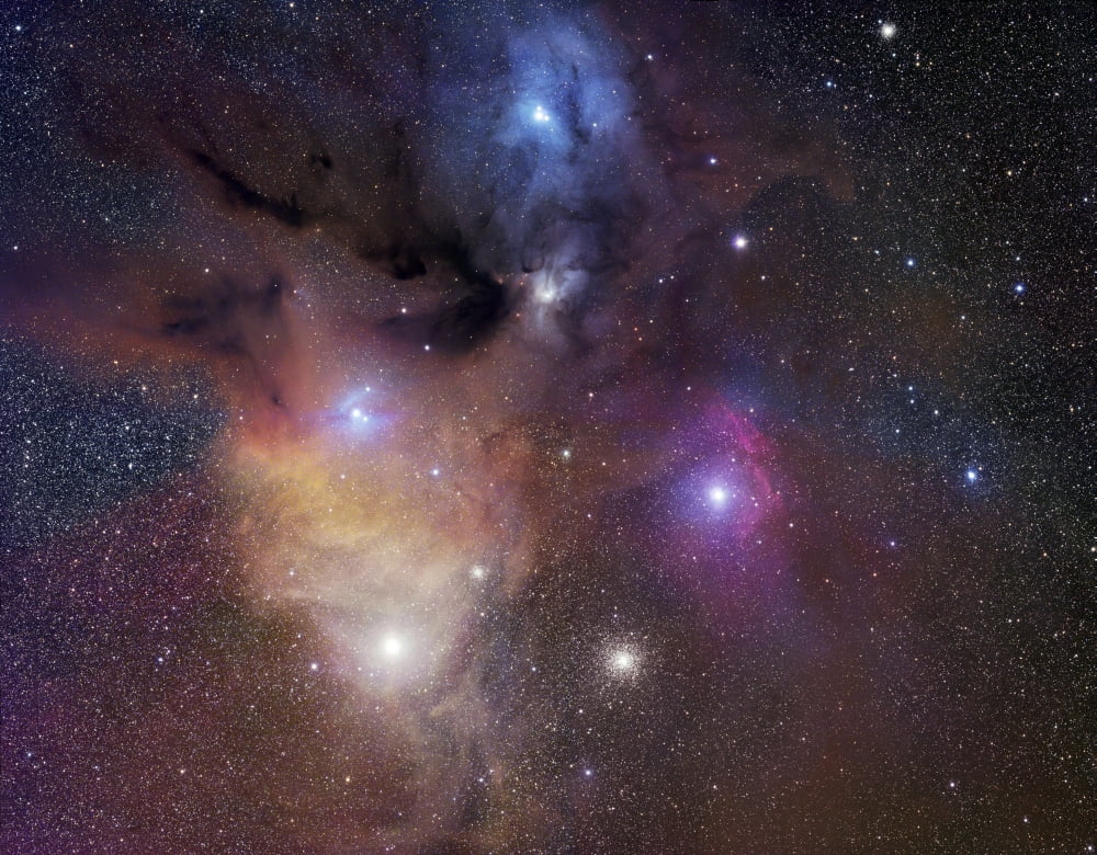 Rho Ophiuchi Nebula Canvas Art - Robert GendlerStocktrek Images (16 x 13)
