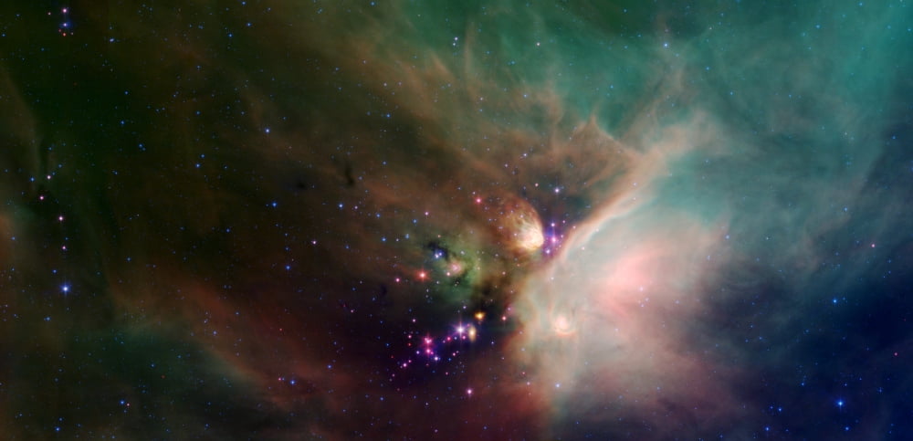 Rho Ophiuchi nebula Canvas Art - Stocktrek Images (41 x 20)