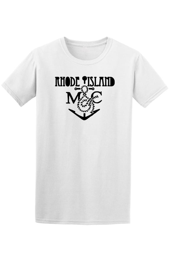Rhode Island Anchor T-Shirt Men -Image by Shutterstock, Male x-Large