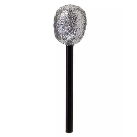 Rhode Island Novelty 10" Plastic Rock Star Costume Glitter Microphone