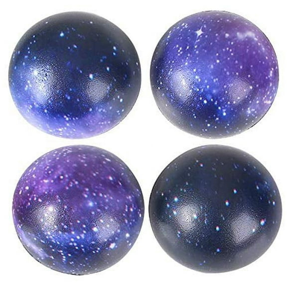 Rhode Island Novelty 2 Inch Galaxy Foam Stress Balls, 50 Balls per Order