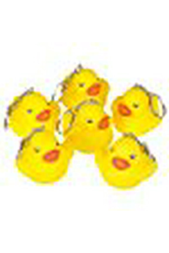 2" Rubber Duck Keychain (12 Piece)