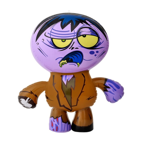24" Purple Inflatable Zombie Undead Monster Prop Toy Decoration