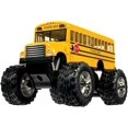 Rhode Island Novelty 5 Inch Diecast Metal School Bus Big Wheel Monster