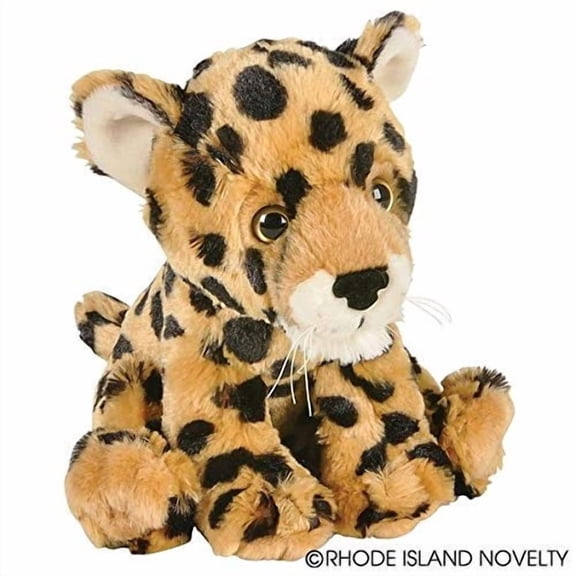 rhode island novelty 8" animal den cheetah cub plush toy