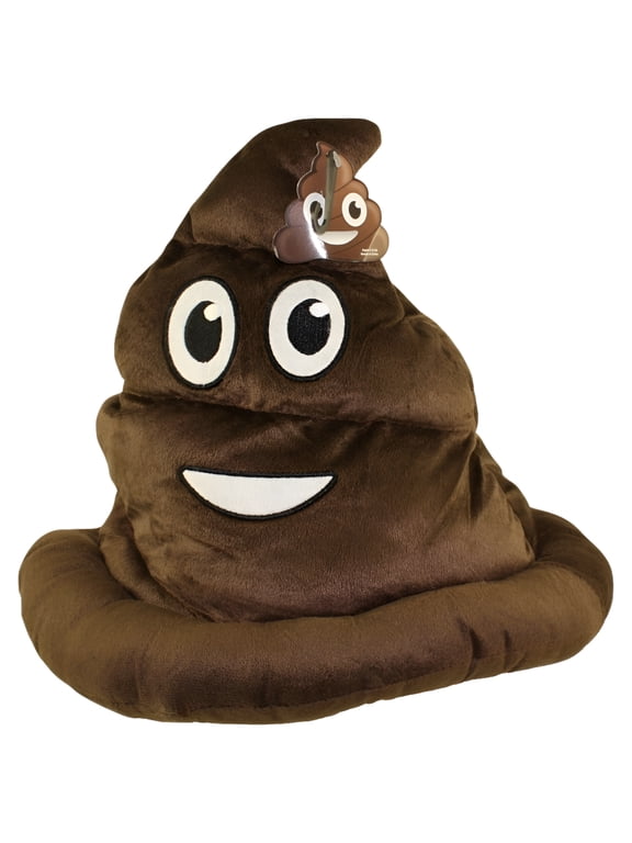 Rhode Island Novelty Brown Emoticon Poop Hat 1 Per Order