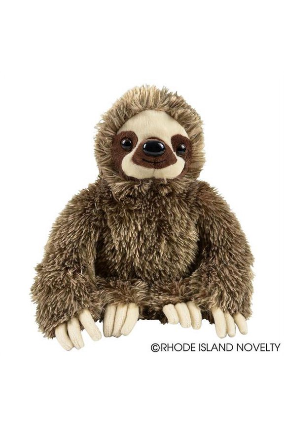 Brown Sloth Plush Stuffed Animal Toy 11 1/2 Inch
