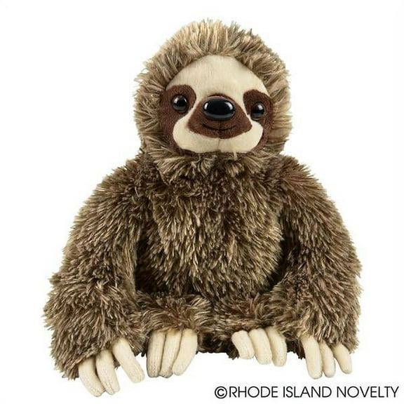 Rhode Island Novelty Brown Sloth Plush Stuffed Animal Toy 11 1/2 Inch