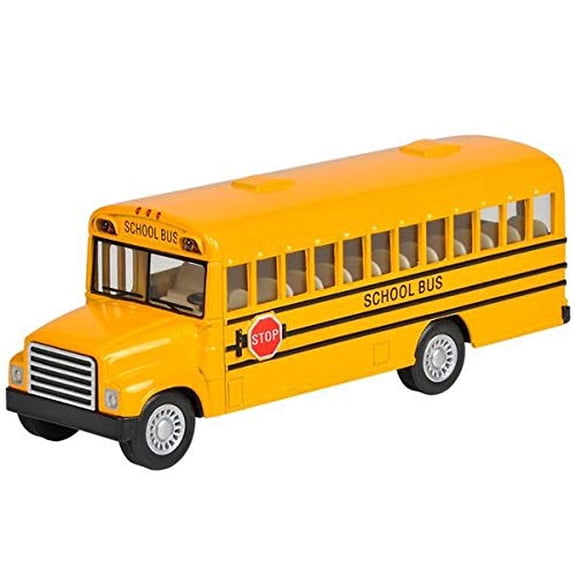 Rhode Island Novelty Die-Cast Bus Play Vehicles, Yellow