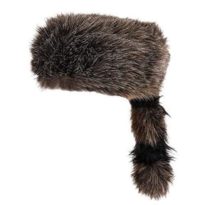 Rhode Island Novelty Faux Raccoon Tail Hat | One Per Order