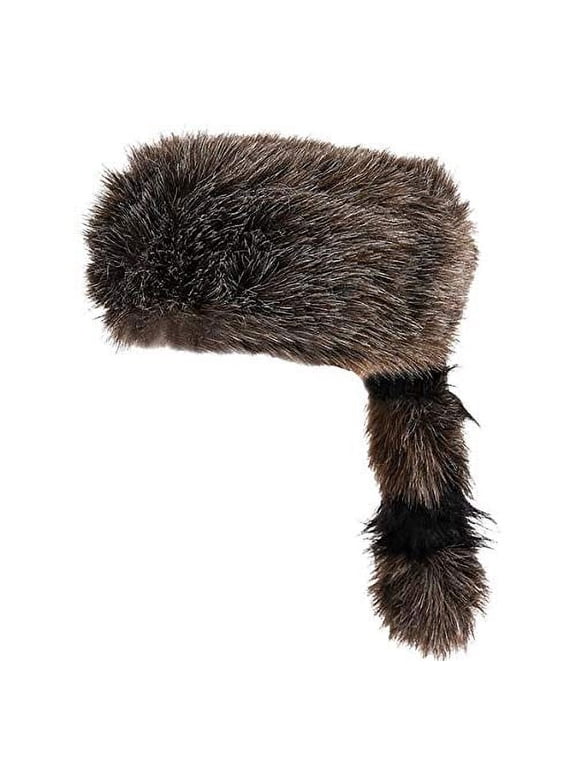 Faux Raccoon Tail Hat | One Per Order