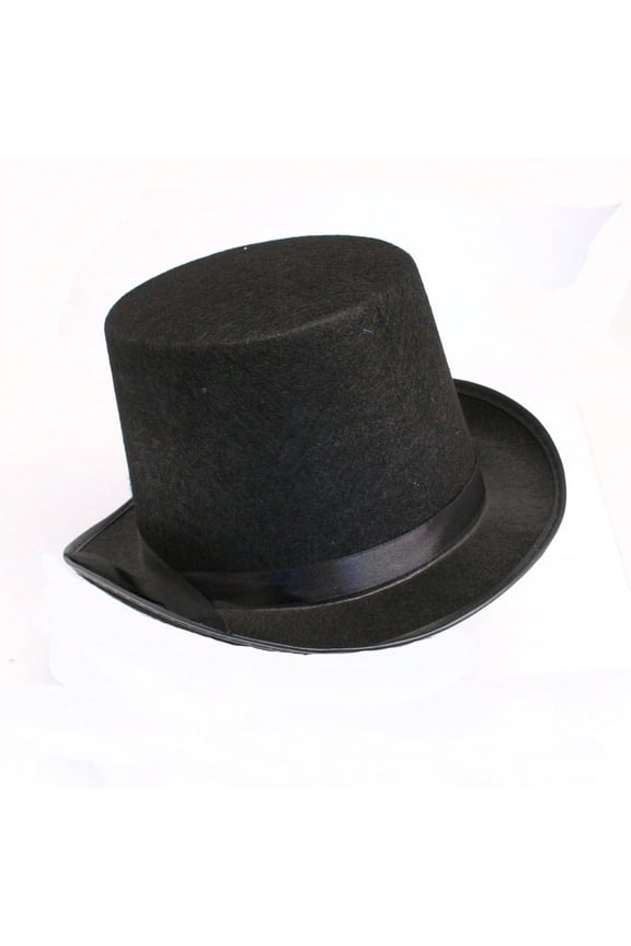 Felt Top Black Birthday Party Hat, Fun Costume Topper for Celebrations