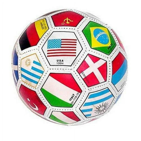 Rhode Island Novelty Full Sized 8.5" World International Soccer Ball