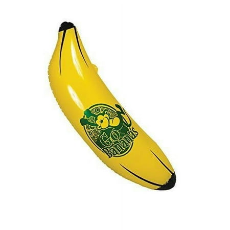 Rhode Island Novelty Giant Inflatable Tropical Banana Hawaiian Luau Party Decoration, 48-Inch