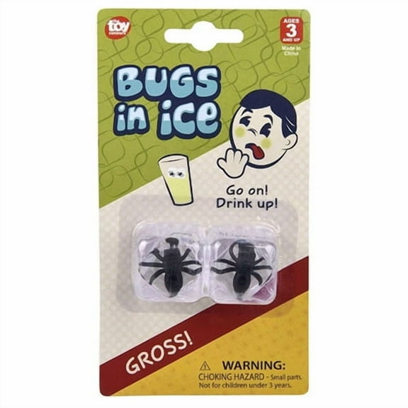Rhode Island Novelty - Joke Gag Toys - BUGS IN ICE CUBES