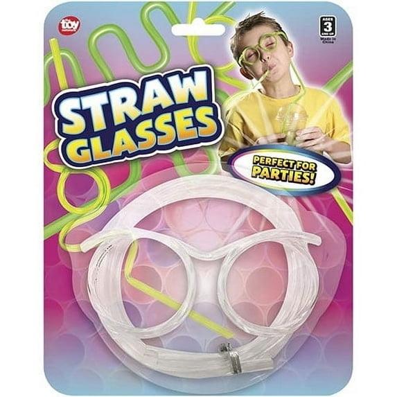 Rhode Island Novelty - Joke Gag Toys - STRAW GLASSES