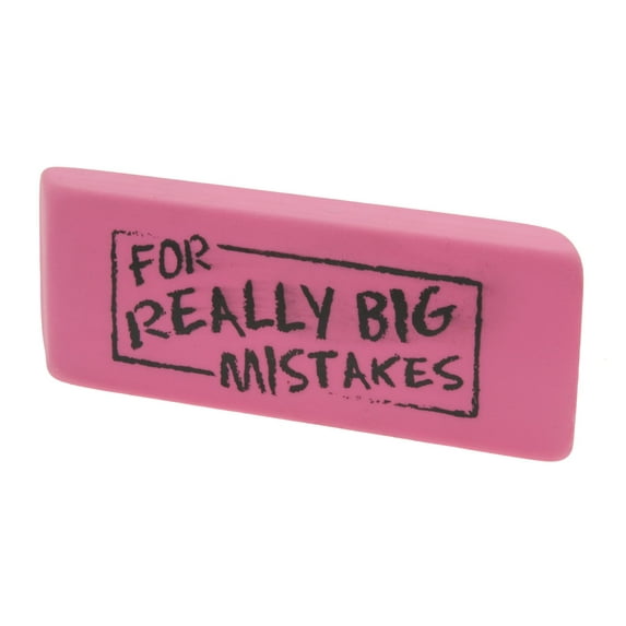 Rhode Island Novelty Jumbo Big Mistake Wedge Erasers