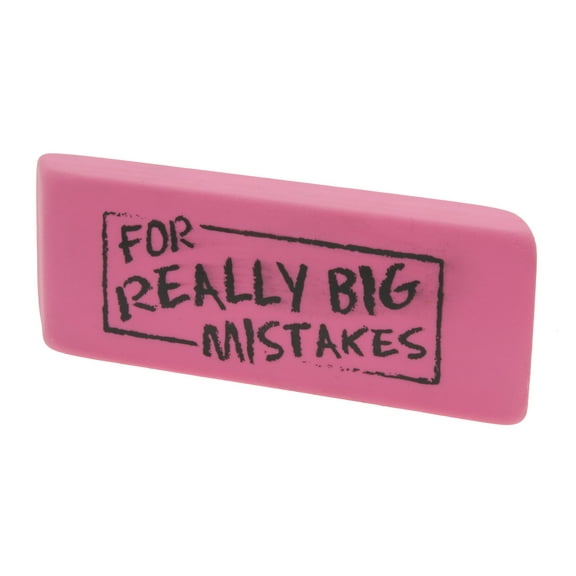 Rhode Island Novelty Jumbo Big Mistake Wedge Erasers