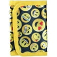 thumbnail image 1 of Rhode Island Novelty Kid's Emoji Face Trifold Wallet, 1 of 4