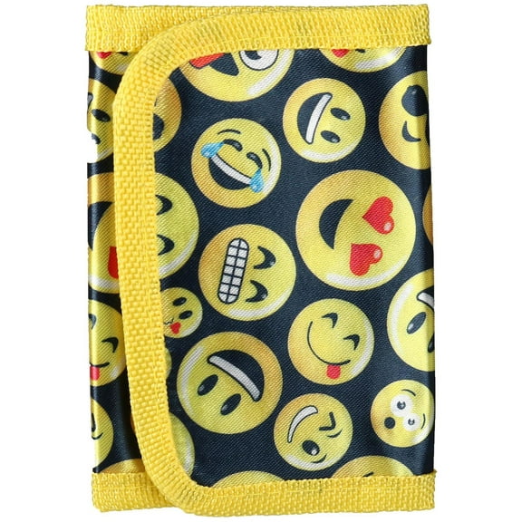 Rhode Island Novelty Kid's Emoji Face Trifold Wallet