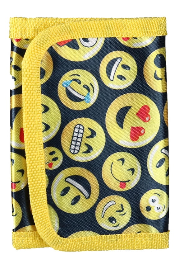 Kid's Emoji Face Trifold Wallet