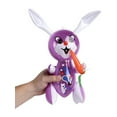 thumbnail image 1 of Large 17" Purple Inflatable Easter Bunny Rabbit With Carrot Toy Decoration, 1 of 2