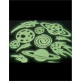 thumbnail image 1 of Lot of 120 Glow In The Dark Planet Stick-On Rubber Stickers, 1 of 1