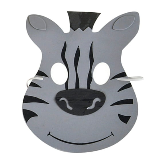 New Halloween Costume Party Foam Zoo Animal Zebra Mask