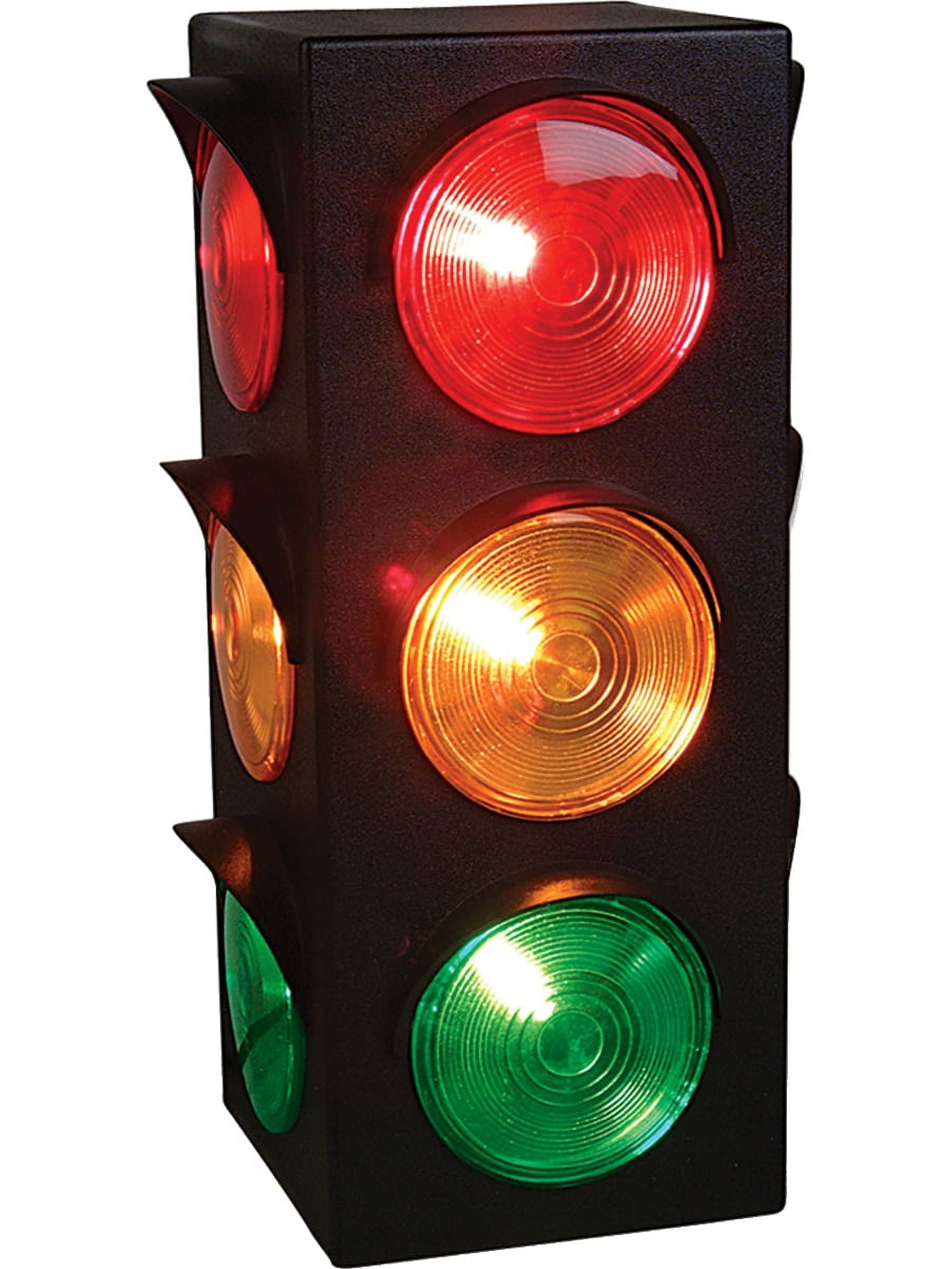 Rhode Island Novelty New Large Blinking 3-Sided Traffic Light